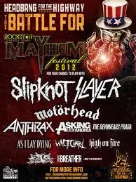 Rockstar Energy Mayhem Festival: Motorhead, Slipknot, Slayer & Anthrax